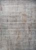 ivory ivory wool and bamboo silk hand knotted Rug