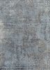 uvenuti blue wool and bamboo silk hand knotted Rug - HeadShot