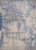 uvenuti blue wool and bamboo silk hand knotted Rug - HeadShot