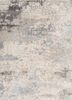 uvenuti grey and black wool and bamboo silk hand knotted Rug - HeadShot