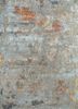 uvenuti blue wool and bamboo silk hand knotted Rug - HeadShot