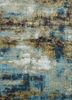grey and black grey and black wool and bamboo silk hand knotted Rug