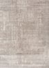 uvenuti grey and black wool and bamboo silk hand knotted Rug - HeadShot