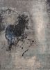 uvenuti grey and black wool and bamboo silk hand knotted Rug - HeadShot uvenuti grey and black wool and bamboo silk hand knotted Rug - HeadShot