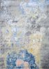 uvenuti grey and black wool and bamboo silk hand knotted Rug - HeadShot