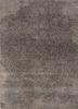 uvenuti grey and black wool and bamboo silk hand knotted Rug - HeadShot uvenuti grey and black wool and bamboo silk hand knotted Rug - HeadShot