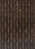 azalea grey and black wool and bamboo silk hand knotted Rug - HeadShot