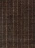 azalea grey and black wool and bamboo silk hand knotted Rug - HeadShot