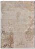  ivory wool and bamboo silk hand knotted Rug
