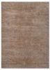 grey and black grey and black wool and bamboo silk hand knotted Rug