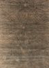 beige and brown beige and brown wool and bamboo silk hand knotted Rug