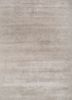 grey and black grey and black wool and bamboo silk hand knotted Rug