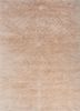 ivory ivory wool and bamboo silk hand knotted Rug