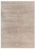 ivory ivory wool and bamboo silk hand knotted Rug
