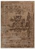 aprezo beige and brown wool hand knotted Rug - HeadShot