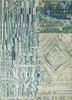 uvenuti grey and black wool and bamboo silk hand knotted Rug - HeadShot