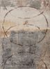 aprezo ivory wool and bamboo silk hand knotted Rug - HeadShot