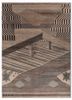 manchaha red and orange wool and silk hand knotted Rug - HeadShot