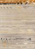 freedom manchaha blue wool and silk hand knotted Rug - HeadShot