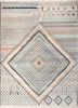 freedom manchaha ivory wool and silk hand knotted Rug - HeadShot