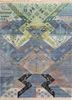 manchaha blue silk hand knotted Rug - HeadShot manchaha blue silk hand knotted Rug - HeadShot