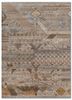 manchaha grey and black wool and silk hand knotted Rug - HeadShot manchaha grey and black wool and silk hand knotted Rug - HeadShot