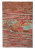kavi x manchaha red and orange wool hand knotted Rug - HeadShot kavi x manchaha red and orange wool hand knotted Rug - HeadShot