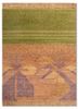 kavi x manchaha gold wool hand knotted Rug - HeadShot