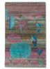 kavi x manchaha pink and purple wool hand knotted Rug - HeadShot kavi x manchaha pink and purple wool hand knotted Rug - HeadShot
