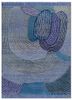 kavi x manchaha blue wool hand knotted Rug - HeadShot kavi x manchaha blue wool hand knotted Rug - HeadShot