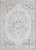 vintage ivory wool hand knotted Rug - HeadShot vintage ivory wool hand knotted Rug - HeadShot