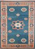nuray blue wool hand knotted Rug - HeadShot nuray blue wool hand knotted Rug - HeadShot