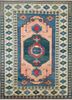 nuray blue wool hand knotted Rug - HeadShot nuray blue wool hand knotted Rug - HeadShot