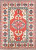 nuray red and orange wool hand knotted Rug - HeadShot nuray red and orange wool hand knotted Rug - HeadShot