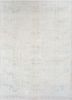 vintage ivory wool hand knotted Rug - HeadShot