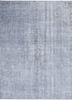 lacuna blue wool hand knotted Rug - HeadShot