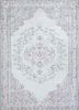 vintage ivory wool hand knotted Rug - HeadShot vintage ivory wool hand knotted Rug - HeadShot