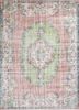 vintage red and orange wool hand knotted Rug - HeadShot vintage red and orange wool hand knotted Rug - HeadShot