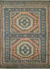nuray blue wool hand knotted Rug - HeadShot nuray blue wool hand knotted Rug - HeadShot