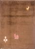 nuray beige and brown wool hand knotted Rug - HeadShot
