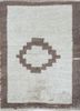 nuray beige and brown wool hand knotted Rug - HeadShot nuray beige and brown wool hand knotted Rug - HeadShot