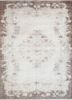 vintage beige and brown wool hand knotted Rug - HeadShot vintage beige and brown wool hand knotted Rug - HeadShot