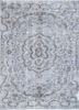 vintage grey and black wool hand knotted Rug - HeadShot vintage grey and black wool hand knotted Rug - HeadShot