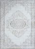 vintage grey and black wool hand knotted Rug - HeadShot vintage grey and black wool hand knotted Rug - HeadShot