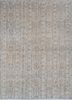 vintage beige and brown wool hand knotted Rug - HeadShot