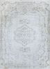 vintage grey and black wool hand knotted Rug - HeadShot