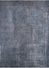 lacuna grey and black wool hand knotted Rug - HeadShot