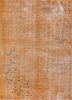 lacuna gold wool hand knotted Rug - HeadShot