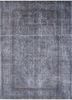 lacuna grey and black wool hand knotted Rug - HeadShot lacuna grey and black wool hand knotted Rug - HeadShot
