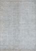 vintage grey and black wool hand knotted Rug - HeadShot vintage grey and black wool hand knotted Rug - HeadShot